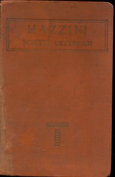 Scritti Letterari. Vol. I - Giuseppe Mazzini - copertina