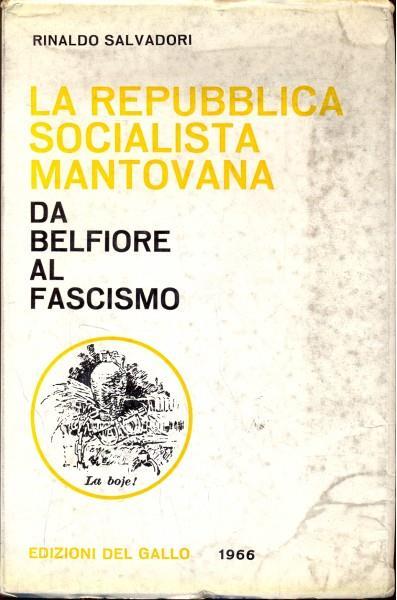 La repubblica socialista Mantovana - Rinaldo Salvadori - copertina