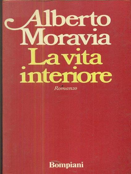 La vita interiore - Alberto Moravia - copertina