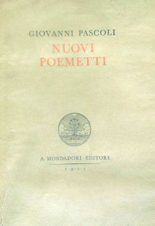 Nuovi poemetti