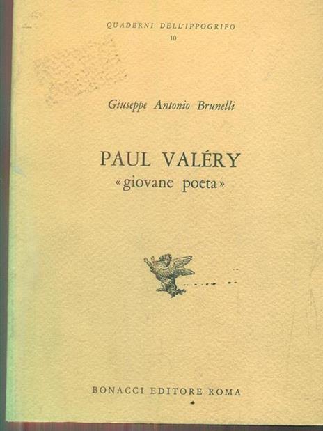 Paul valery. Giovane poeta - 9