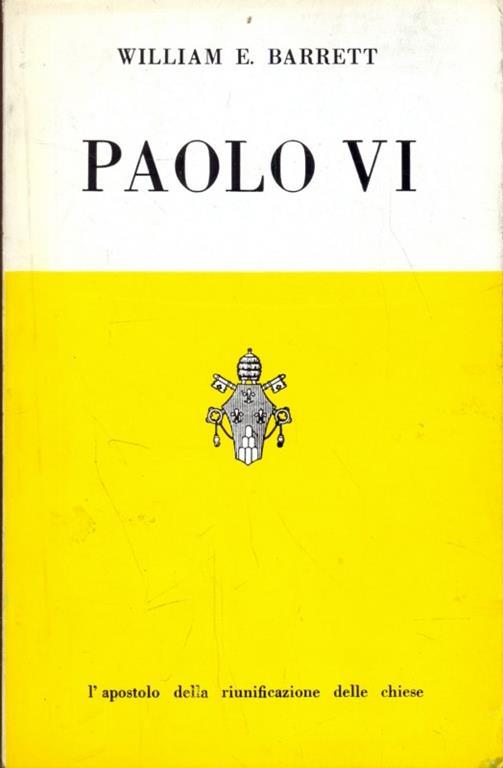 Paolo VI - William E. Barrett - copertina