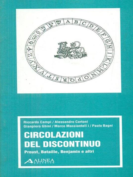 Circolazioni del discontinuo - copertina