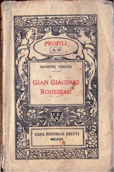 Gian Giacomo Rousseau - Giuseppe Tarozzi - copertina