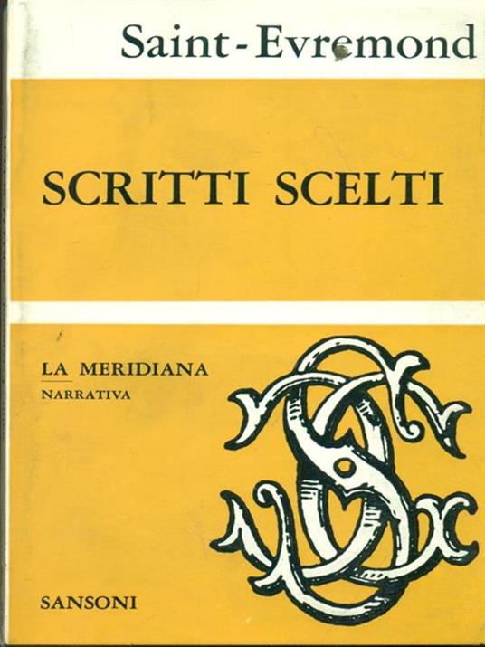 Scritti scelti - Saint-Loup - copertina