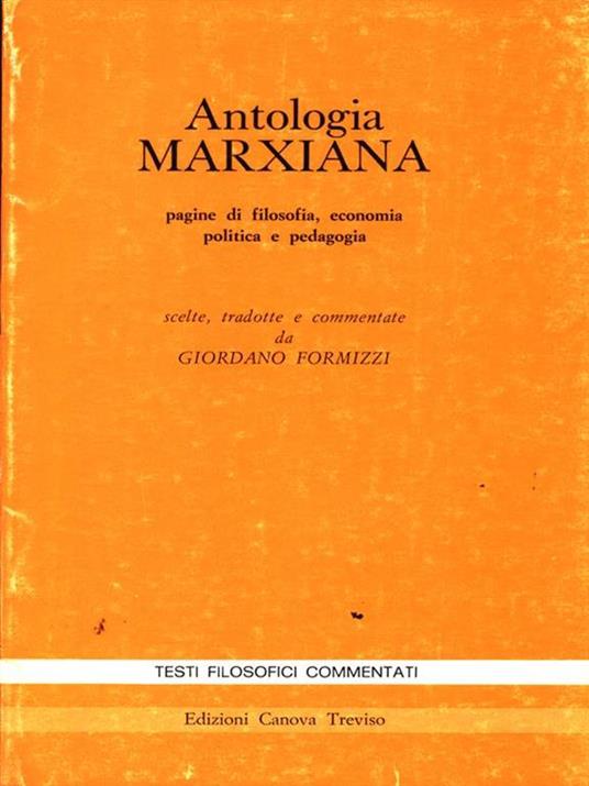 Antologia marxiana - copertina