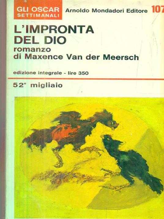 L' impronta del Dio - Maxence Van der Meersch - copertina