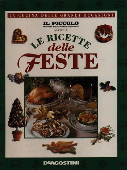 Le ricette delle feste - copertina