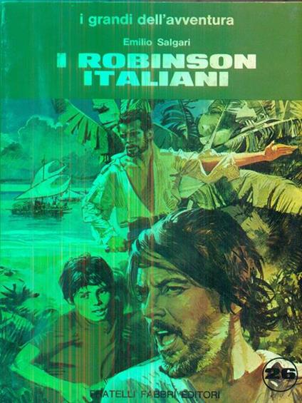 I robinson italiani - Emilio Salgari - copertina