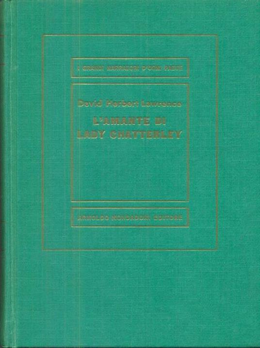 L' amante di lady Chatterley - David Herbert Lawrence - copertina