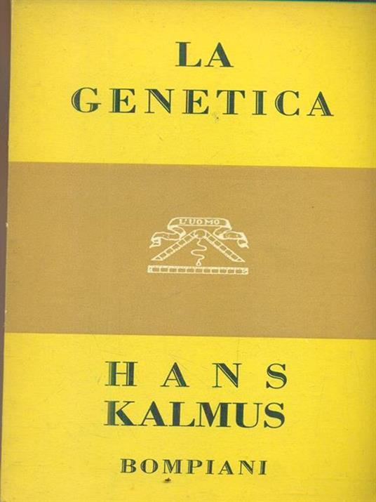 La genetica - Hans Kalmus - copertina