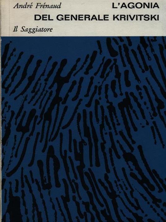 L' agonia del generale Krivitski - André Frenaud - copertina