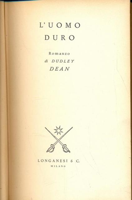 L' uomo duro - Dudley Dean - copertina