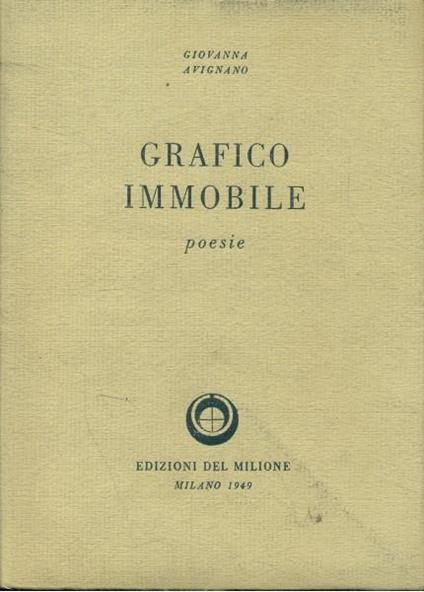 Grafico immobile - Giovanna Avignano - copertina