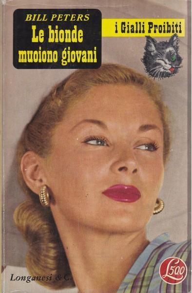 Le bionde muoiono giovani - Bill Peters - copertina