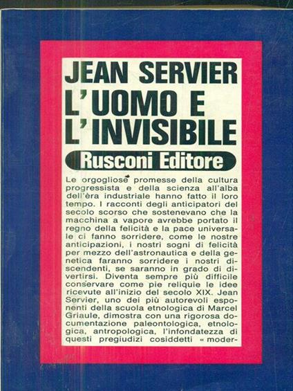 L' uomo e l'invisibile - Jean Servier - copertina