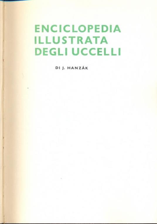 Enciclopedia illustrata degli uccelli - copertina