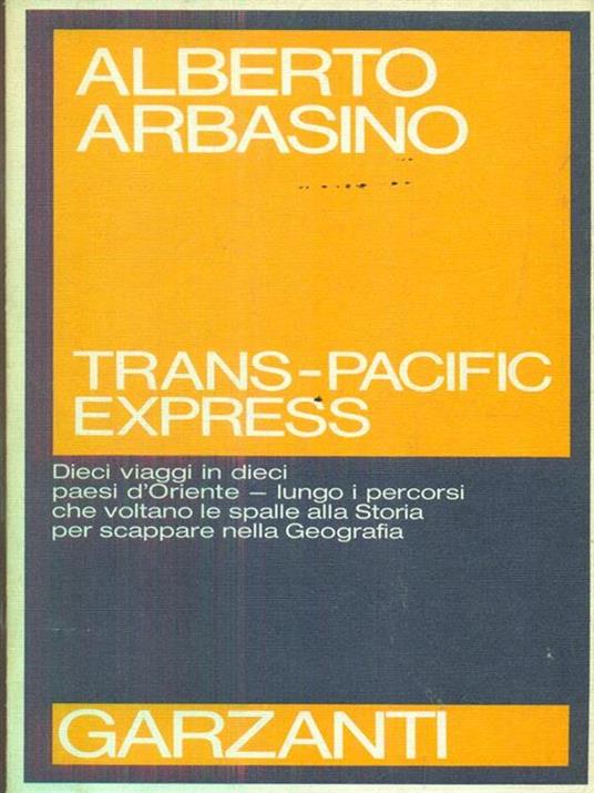 Trans-Pacific Express - Alberto Arbasino - copertina