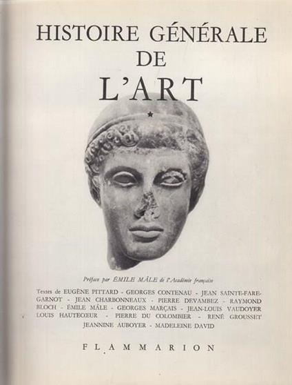 Histoir general de l'art. In lingua francese - copertina