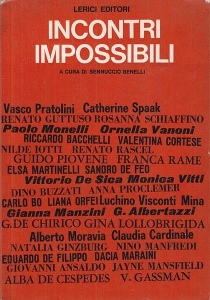 Incontri impossibili - copertina