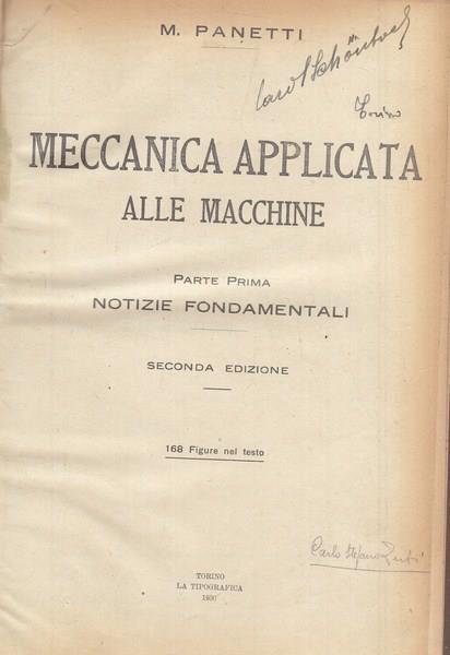 Meccanica applicata alle macchine - Modesto Panetti - 3