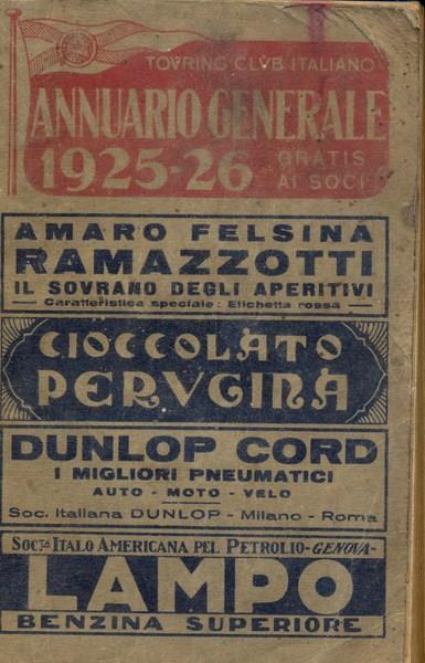 Annuario generale 1925-26 - copertina