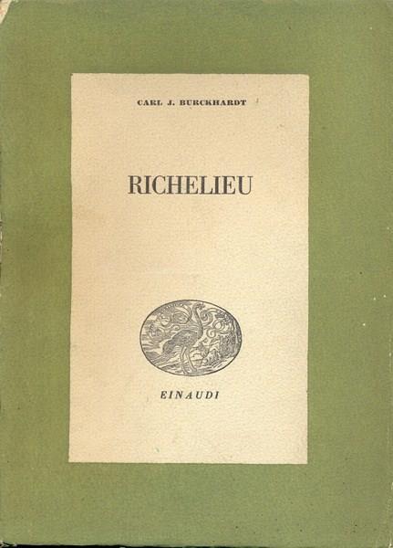 Richelieu - Carl J. Burckhardt - copertina