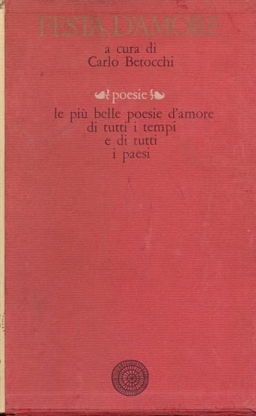 Festa d'amore - Carlo Betocchi - copertina