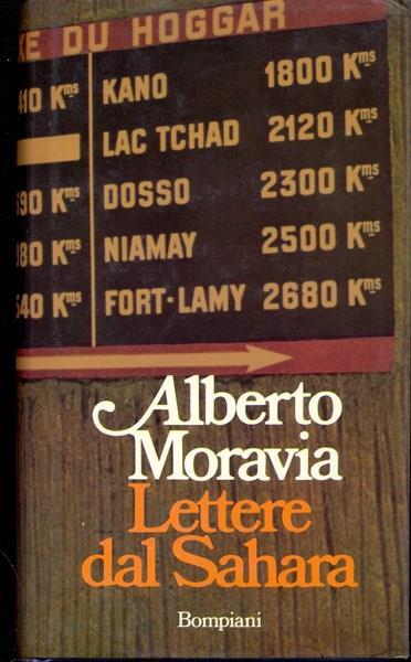 Lettere dal Sahara - Alberto Moravia - copertina