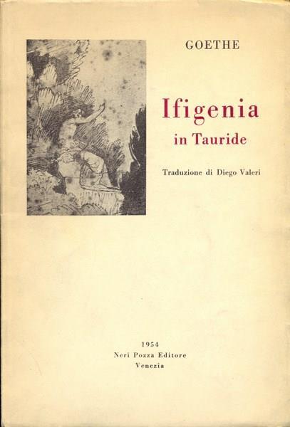 Ifigenia in Tauride - Johann Wolfgang Goethe - copertina