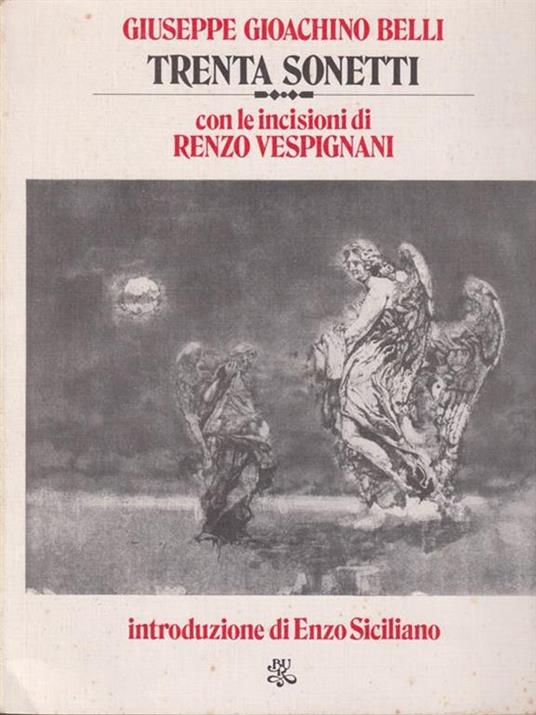 Trenta sonetti - Gioachino Belli - copertina