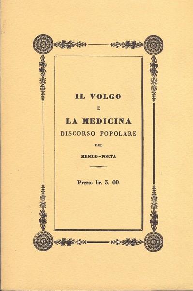 Il volgo e la medicina - copertina