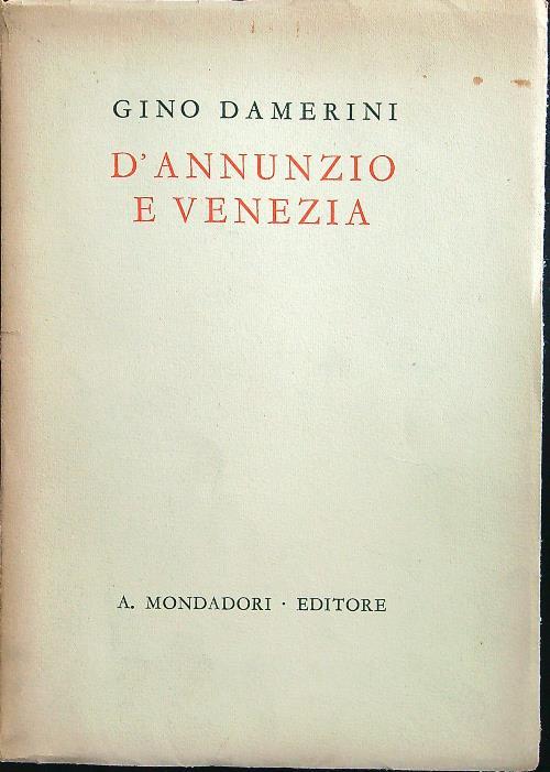 D'Annunzio e Venezia