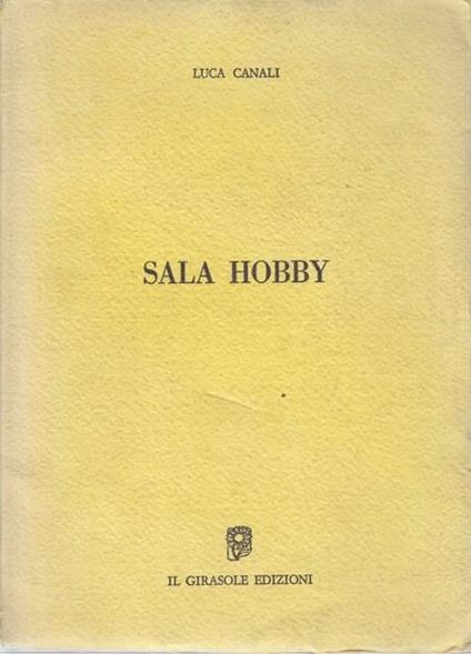 Sala hobby - Luca Canali - copertina