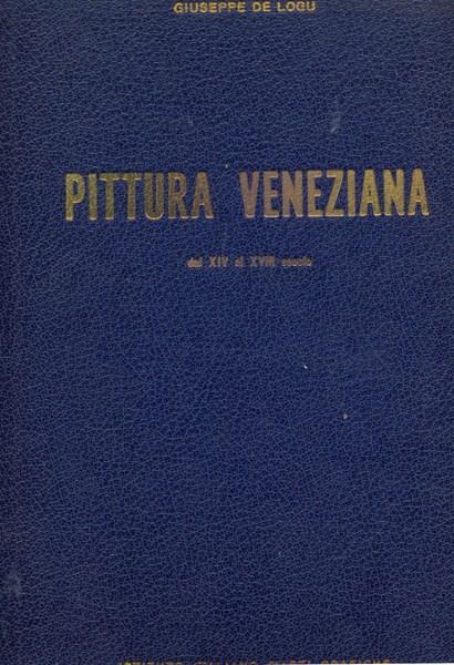 Pittura veneziana - Giuseppe De Logu - copertina
