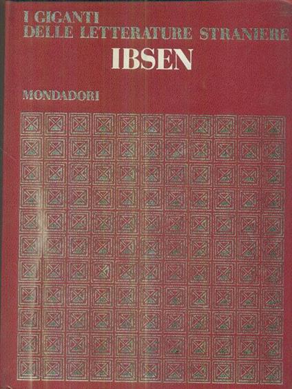 Henrik Ibsen - Biblioteca dei giganti della letteratura - Henrik Ibsen - copertina