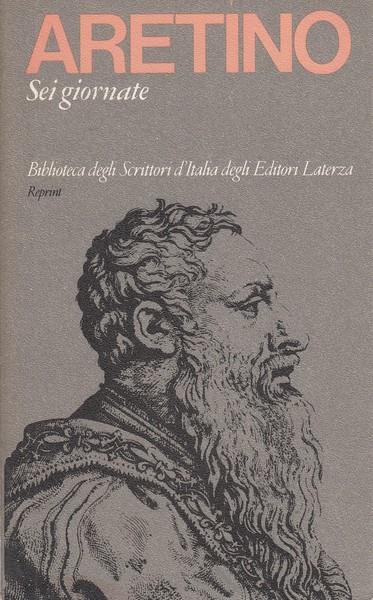 Sei giornate - Pietro Aretino - copertina