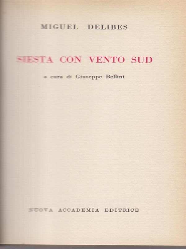 Siesta con vento sud