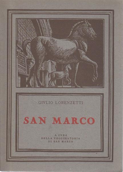 San Marco - Giulio Lorenzetti - copertina