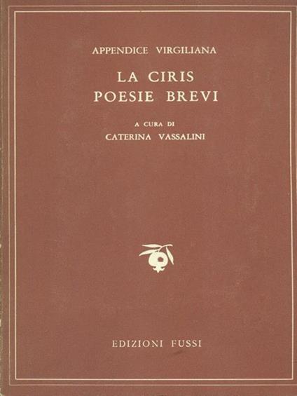 La ciris poesie brevi - copertina