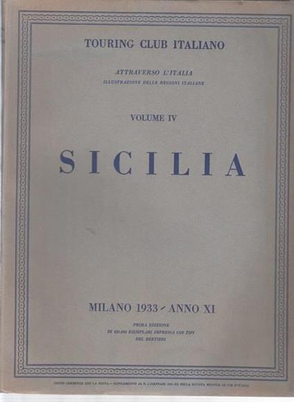 Sicilia - copertina
