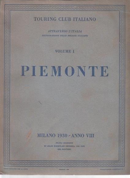 Piemonte - copertina