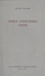 Opera undicesima: poesie