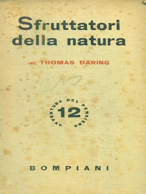 Sfruttatori della natura - Thomas Daring - copertina