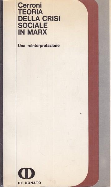 Teoria della crisi sociale in Marx