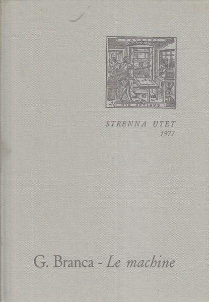 Le machine - Gaetano Branca - copertina