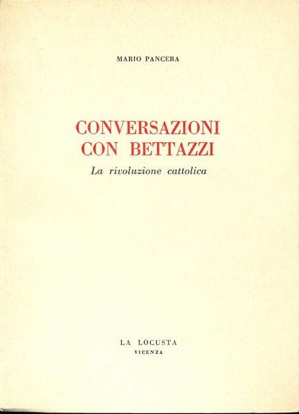 Conversazioni con Bettazzi - Mario Pancera - copertina