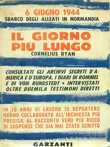 Il giorno più lungo - Cornelius Ryan - copertina