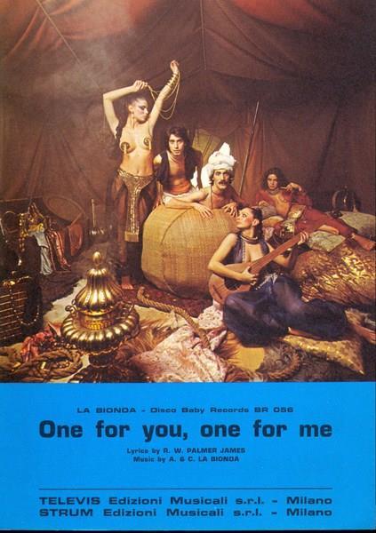 One for you, one for me - copertina