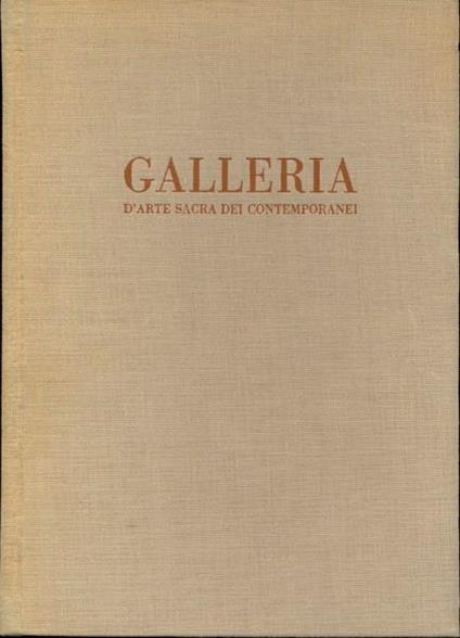 Galleria d'arte sacra dei contemporanei - Giorgio Nicodemi - copertina